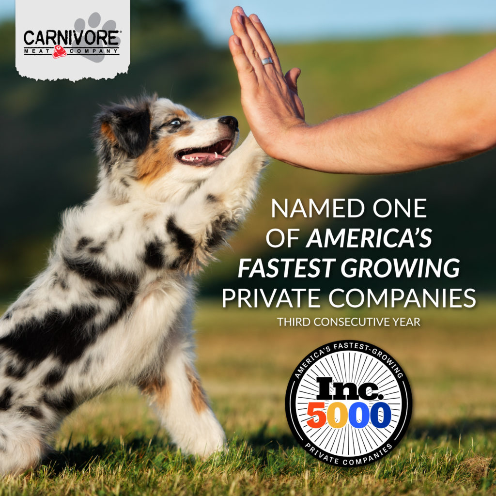Carniviore Meat Company Ranks on Inc 5000 Fastest growing companies list